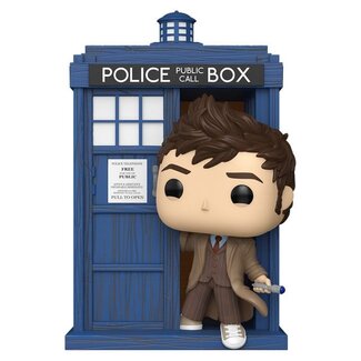 Funko Doctor Who POP! Rides Deluxe Vinyl Zehnter Doktor mit TARDIS 9 cm