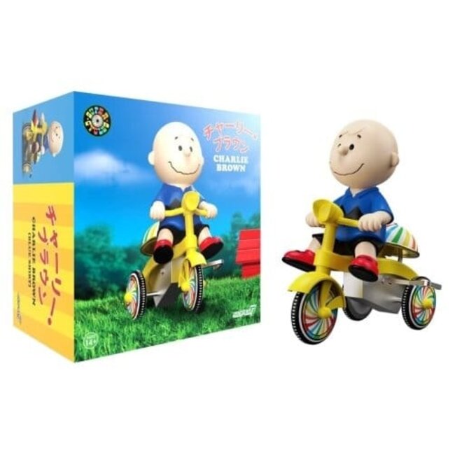 Peanuts Super Cycles Vehicle Charlie Brown (Blue w/ Yellow Trike)