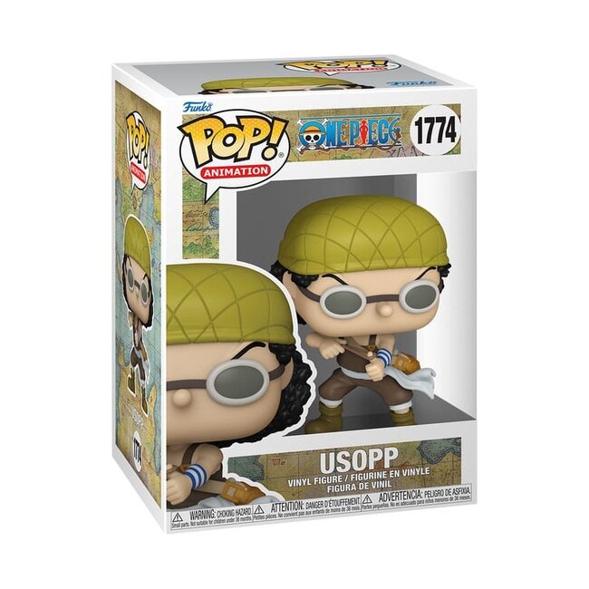 One Piece POP! Animation Vinylfiguren Usopp (Refresh) 9 cm
