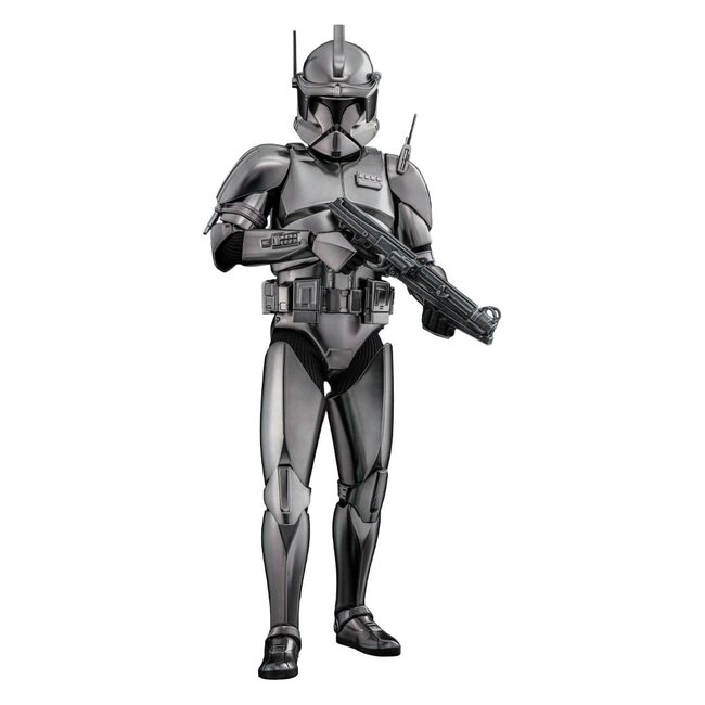 Star Wars Movie Masterpiece Action Figure 1/6 Commander Cody (Chrome Version) Hot Toys Exclusive 30 cm