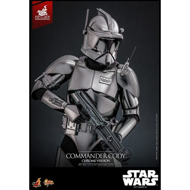 Star Wars Movie Masterpiece Actionfigur 1/6 Commander Cody (Chrome Version) Hot Toys Exklusiv 30 cm