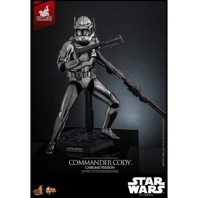 Star Wars Movie Masterpiece Actionfigur 1/6 Commander Cody (Chrome Version) Hot Toys Exklusiv 30 cm