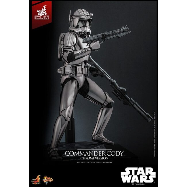 Star Wars Movie Masterpiece Actionfigur 1/6 Commander Cody (Chrome Version) Hot Toys Exklusiv 30 cm