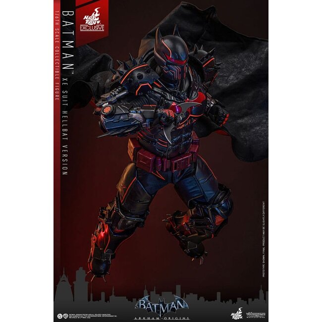 Batman Arkham Origins Videospiel-Meisterwerk-Actionfigur 1/6 XE Anzug Hellbat Version Hot Toys Exklusiv 33 cm