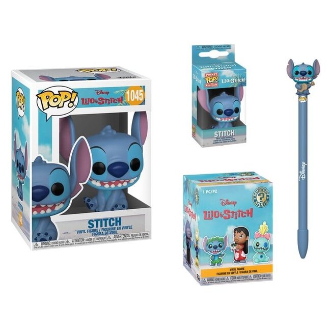 Lilo & Stitch POP! Vinyl Figure 4-Pack Stitch Black Friday Bundle 9 cm
