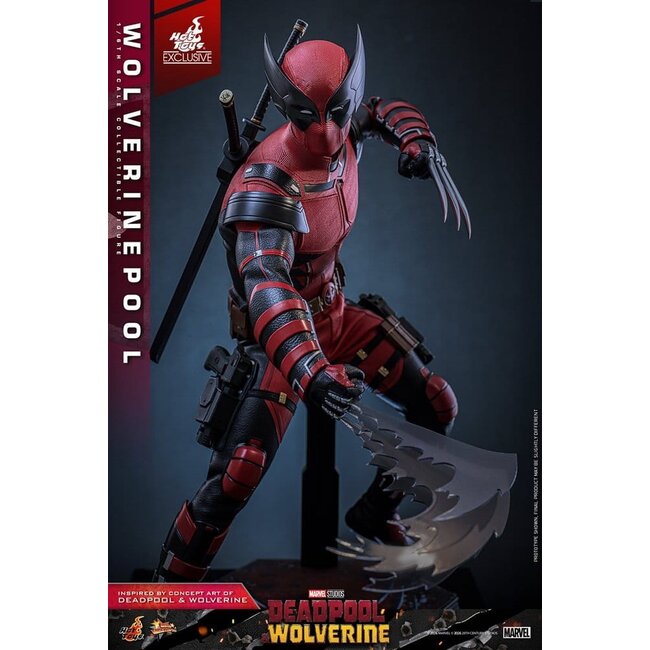 Deadpool & Wolverine Movie Masterpiece Action Figure 1/6 Wolverinepool Hot Toys Exclusive 31 cm