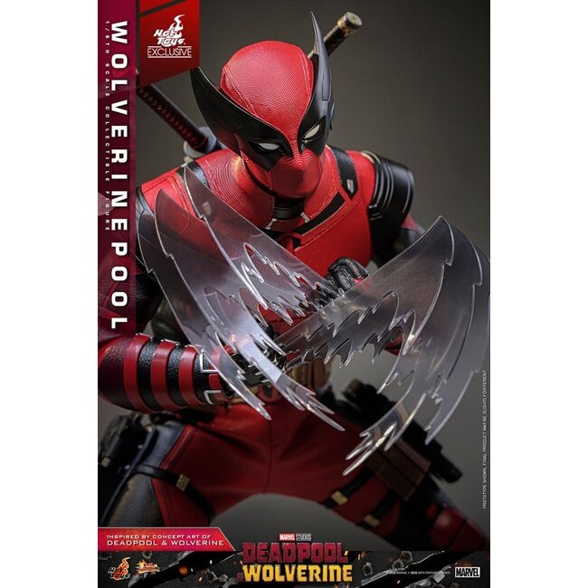 Deadpool & Wolverine Movie Masterpiece Action Figure 1/6 Wolverinepool Hot Toys Exclusive 31 cm