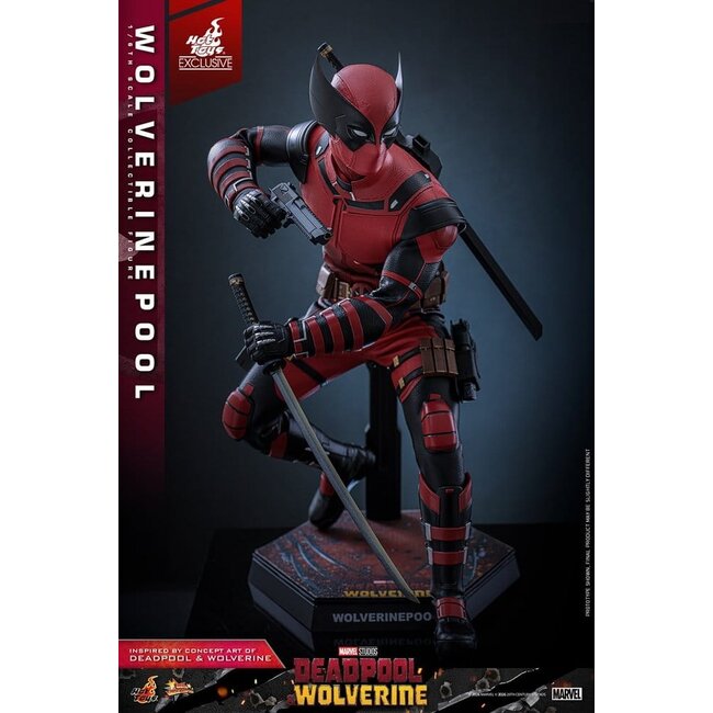 Deadpool & Wolverine Movie Masterpiece Action Figure 1/6 Wolverinepool Hot Toys Exclusive 31 cm