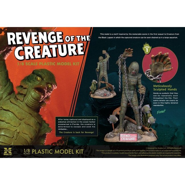 Revenge of the Creature Plastikmodellbausatz 1/8 Revenge of the Creature 28 cm (Reproduktion)