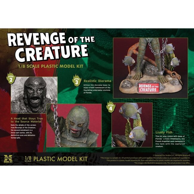 Revenge of the Creature Plastic Model Kit 1/8 Revenge of the Creature 28 cm (Reproduction)