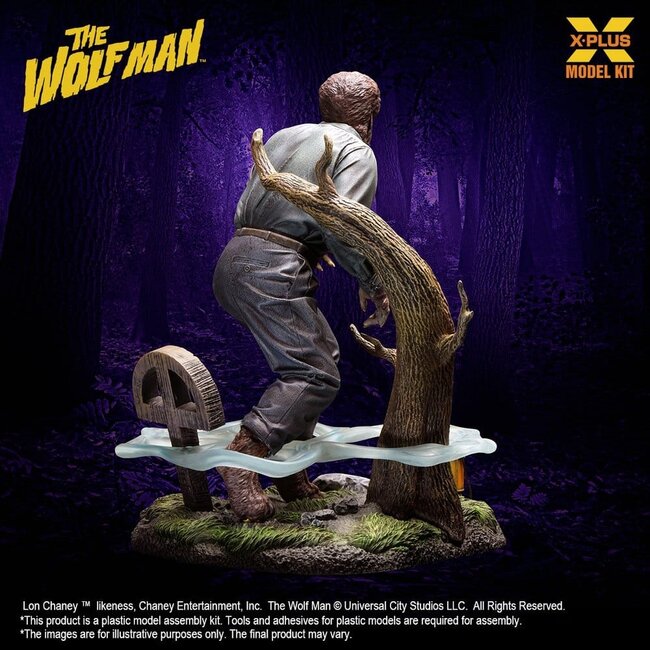 Wolf Man Plastikmodellbausatz 1/8 Lon Chaney Jr. als Wolf Man 22 cm (Reproduktion)