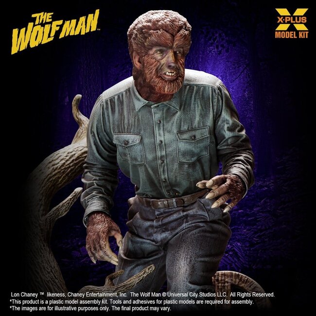 The Wolf Man Plastic Model Kit 1/8 Lon Chaney Jr. as Wolf Man 22 cm (Reproduction)