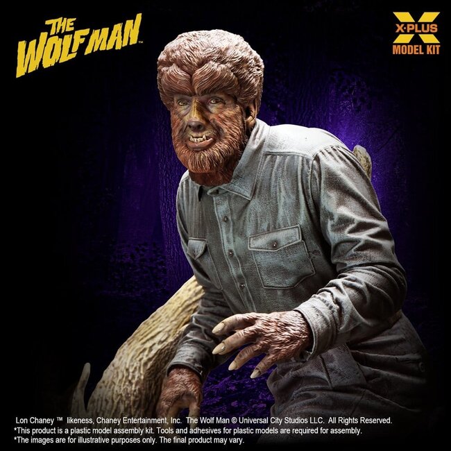 The Wolf Man Plastic Model Kit 1/8 Lon Chaney Jr. as Wolf Man 22 cm (Reproduction)