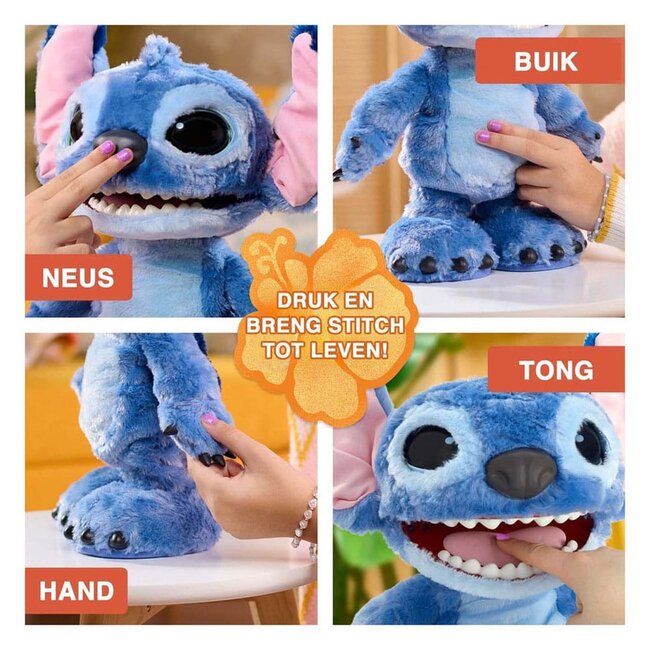 Interaktives Plüschtier Lilo & Stitch Ultimate Stitch, 43 cm