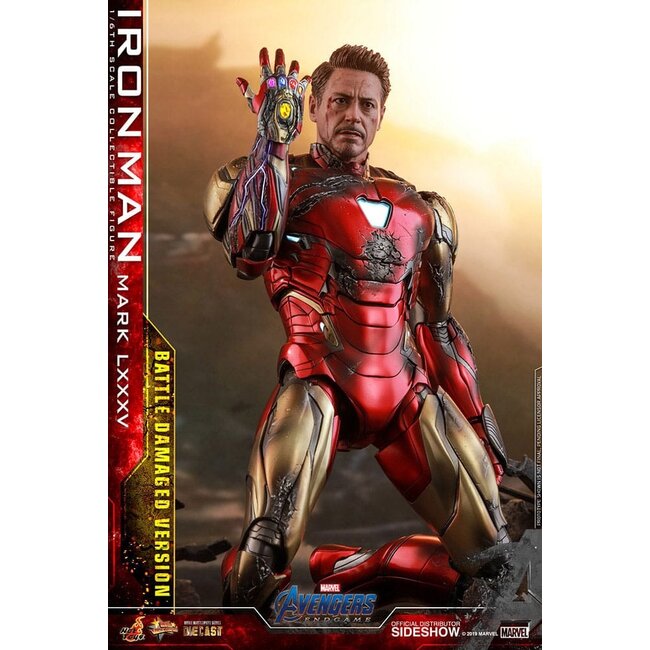 Avengers: Endgame Movie Masterpiece Diecast Action Figure 1/6 Iron Man Mark LXXXV (Battle Damaged Version) Special Edition 32 cm