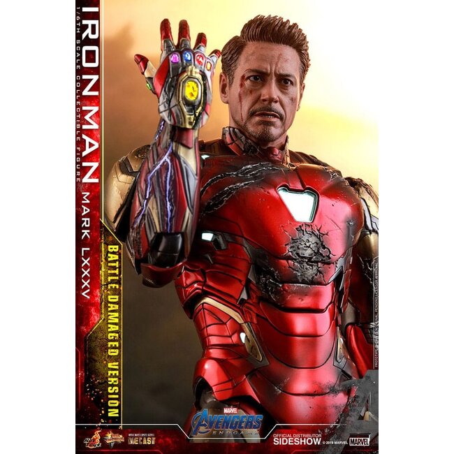 Avengers: Endgame Movie Masterpiece Diecast Action Figure 1/6 Iron Man Mark LXXXV (Battle Damaged Version) Special Edition 32 cm