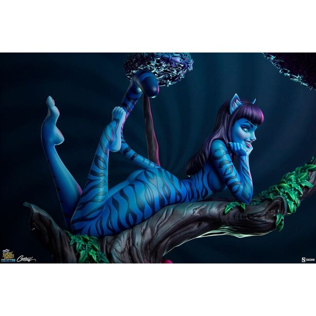 Märchenhafte Fantasien Kollektion Statue Lady Grinsekatze 63 cm