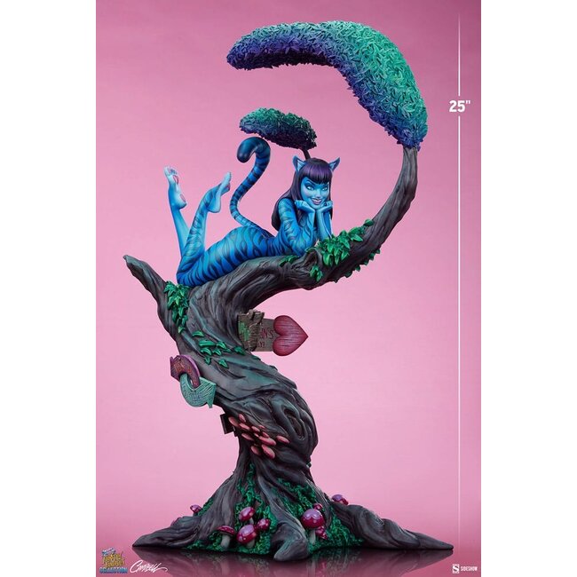 Märchenhafte Fantasien Kollektion Statue Lady Grinsekatze 63 cm