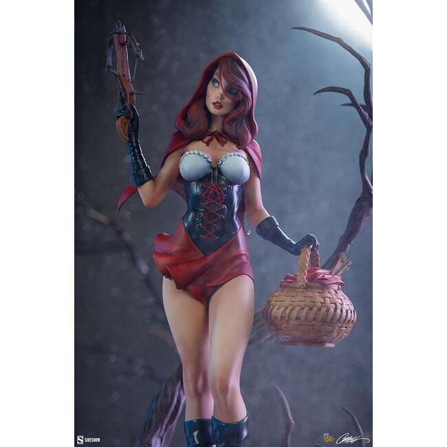 Märchenhafte Fantasien Kollektion Statue Rotkäppchen 48 cm