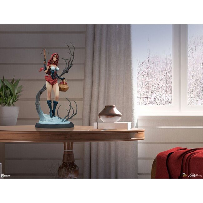 Märchenhafte Fantasien Kollektion Statue Rotkäppchen 48 cm