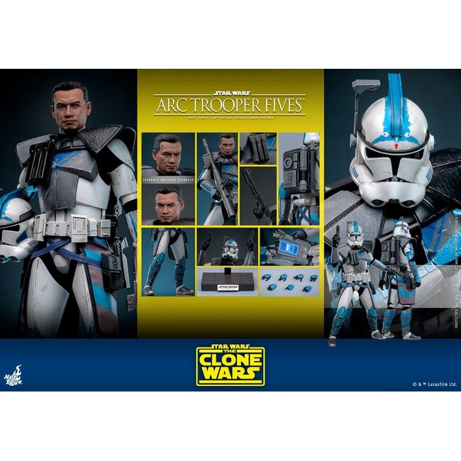 Star Wars: The Clone Wars Action Figure 1/6 Arc Trooper Fives 30 cm