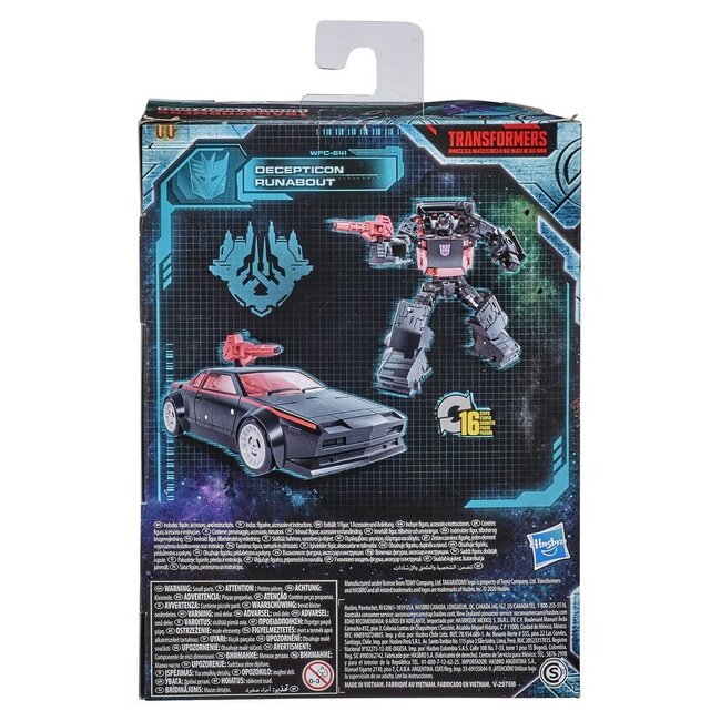 Transformers Generations War for Cybertron: Earthrise Deluxe-Actionfigur Decepticon Runabout WFC-E41 14 cm