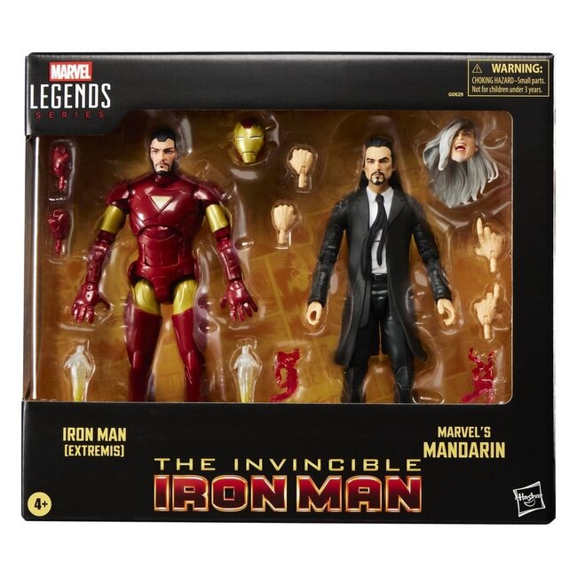 Marvel Legends Action Figure 2-Pack Iron Man (Extremis) & Marvel's Mandarin 15 cm