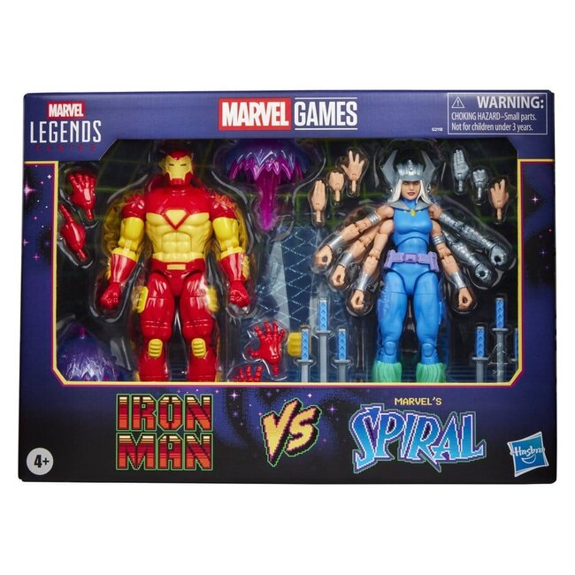 Marvel Games Marvel Legends Action Figure 2-Pack Iron Man & Marvel's Spiral 15 cm