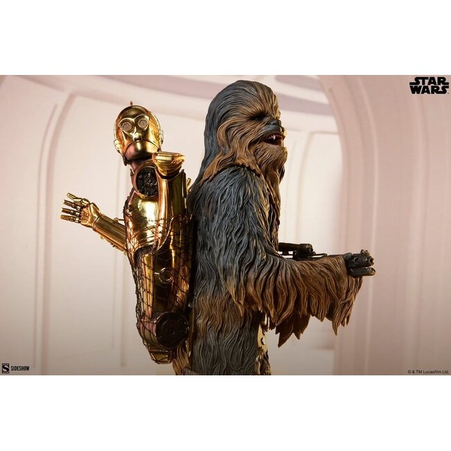 Star Wars Premium Format Figur Chewbacca und C-3PO 63 cm
