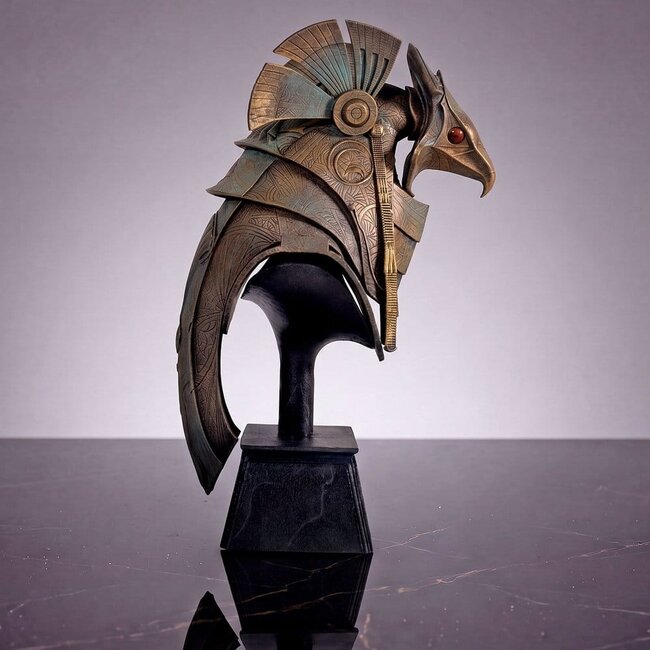 Stargate Desktop-Replika-Helm, Replika-Horusgarde-Helm, 15 cm