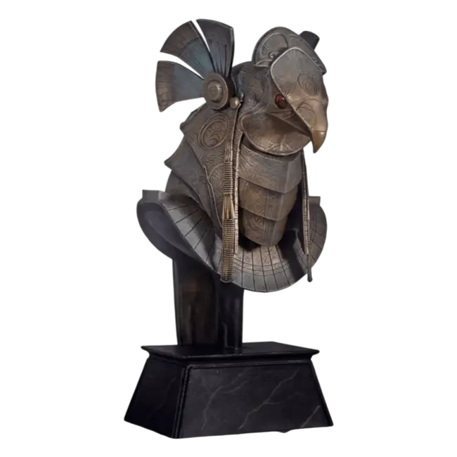 Stargate Desktop Replica Helmet Replica Horus Guard Helmet 15 cm