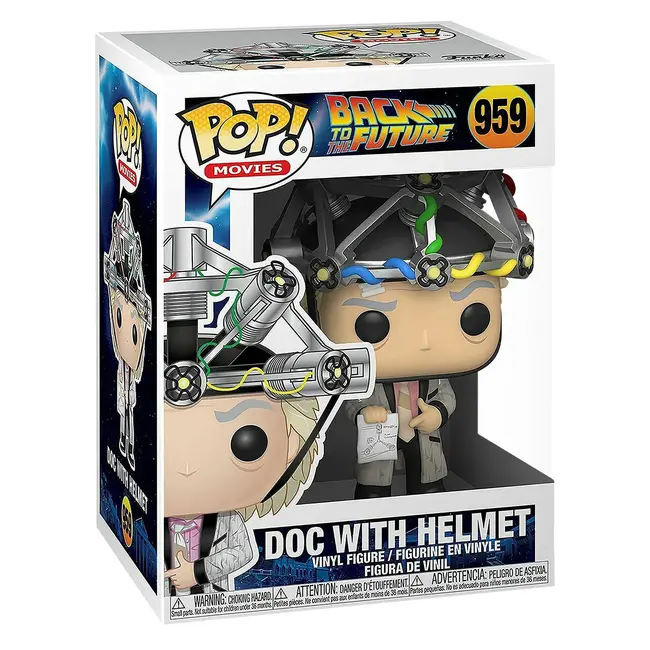 Zurück in die Zukunft POP! Vinylfigur Doc mit Helm 9 cm
