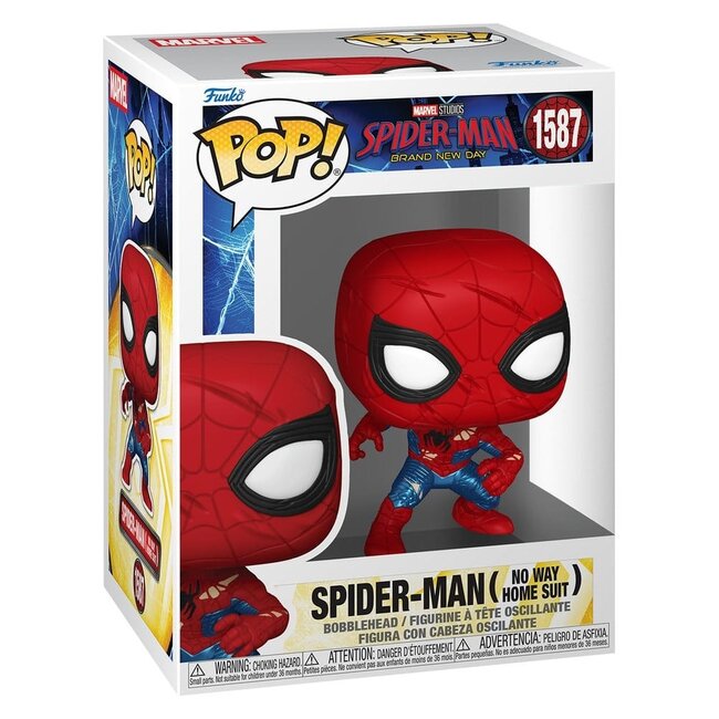 Spider-Man: Brand New Day POP! Vinylfigur Spider-Man (No Way Home Anzug) (Brand New Day) 9 cm