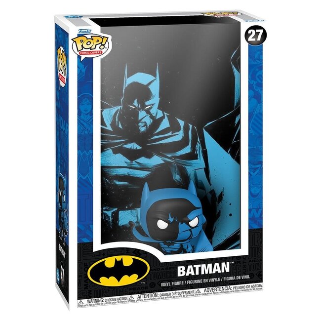 DC Comics POP! Comic-Cover-Vinylfigur Batman Schwarz & Blau 9 cm