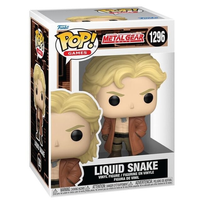 Metal Gear Solid POP! Games Vinylfigur Liquid Snake 9 cm