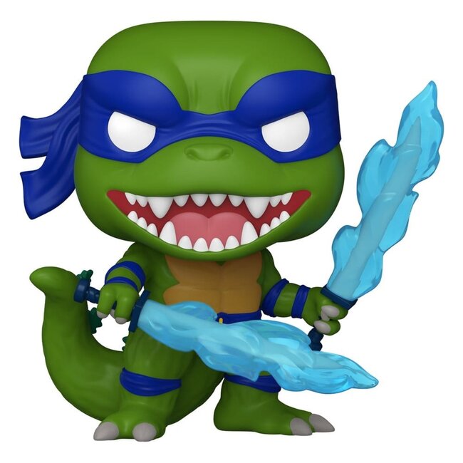 Godzilla x Turtles POP! Animation Vinylfigur Leonardo x Godzilla 9 cm