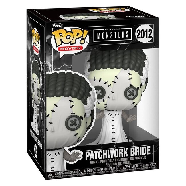 Universal Monsters Patchwork POP! Movies Vinylfigur Braut von Frankenstein 9 cm