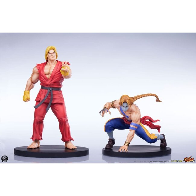 Street Fighter Street Jam Statuen 1/10 Ken & Vega Set