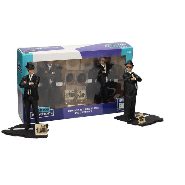 Blues Brothers Movie Icons Statuen 2er-Pack Jake & Elwood 18 cm