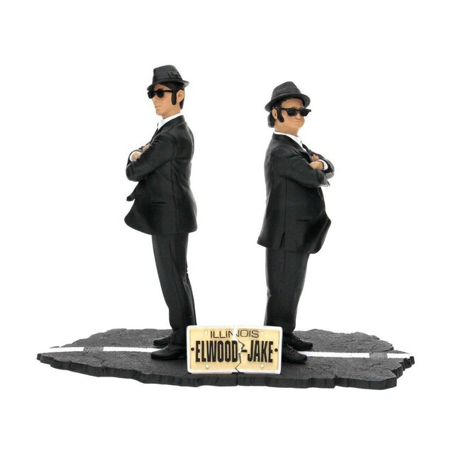 Blues Brothers Movie Icons Statuen 2er-Pack Jake & Elwood 18 cm