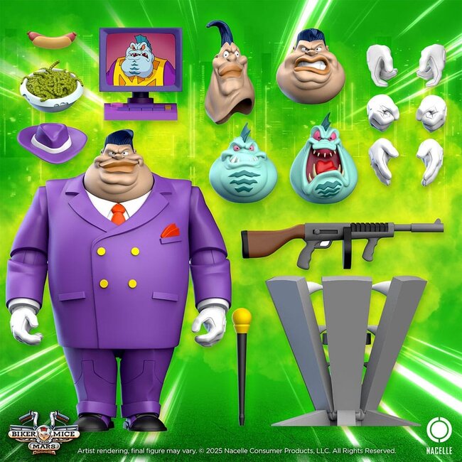 Biker Mice From Mars Action Figure Limburger 23 cm