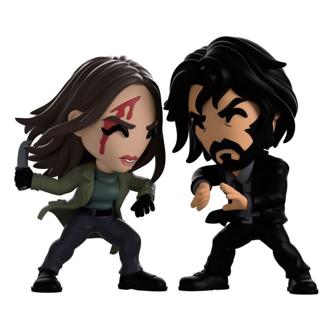 John Wick: Ballerina Vinylfiguren 2er-Pack Ballerina & John Wick 11 cm