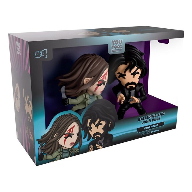John Wick: Ballerina Vinylfiguren 2er-Pack Ballerina & John Wick 11 cm