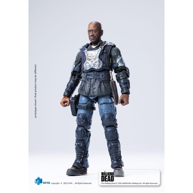 The Walking Dead: Die Überlebenden Exquisite Mini-Actionfigur 1/18 Morgan 10 cm