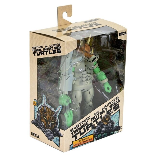 Teenage Mutant Ninja Turtles (Mirage Comics) Action Figure Shock Commando Triceraton 18 cm