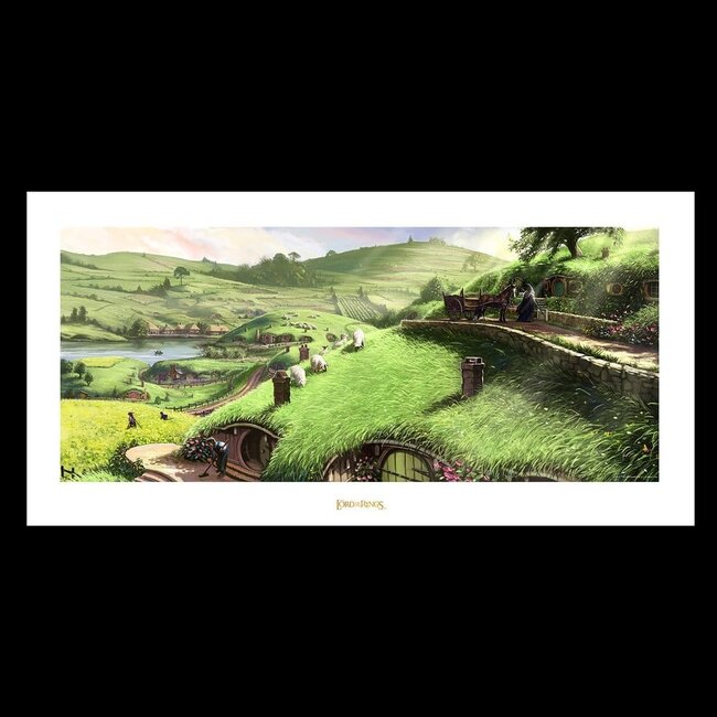 Herr der Ringe Kunstdruck „Friedensstörer“ 59 x 30 cm