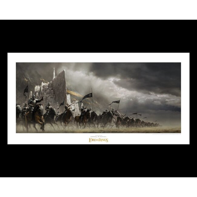 Herr der Ringe Kunstdruck Faramirs Angriff 59 x 30 cm
