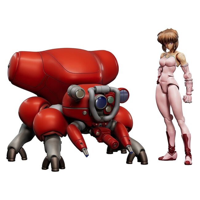 Ghost in the Shell PLAMAX Minimum Factory Plastikmodellbausatz Motoko Kusanagi mit Fuchikoma 8 cm