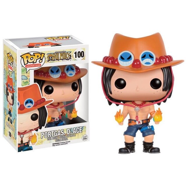 One Piece POP! Fernseh-Vinylfigur Portgas D. Ace 9 cm