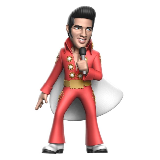 Elvis Presley Minix Figur, Elvis im roten Anzug, 12 cm